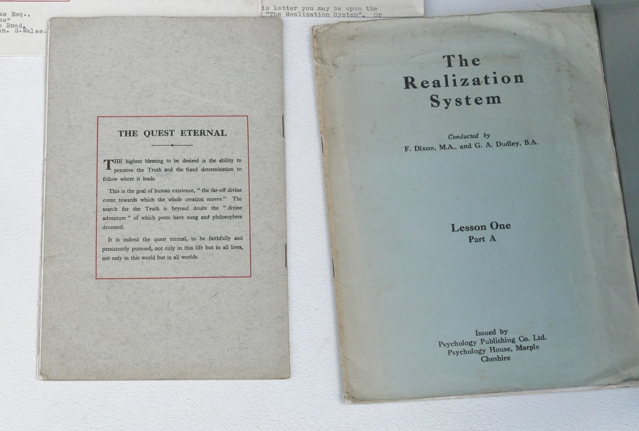 1950’s The Realization System Of Practical Psychology